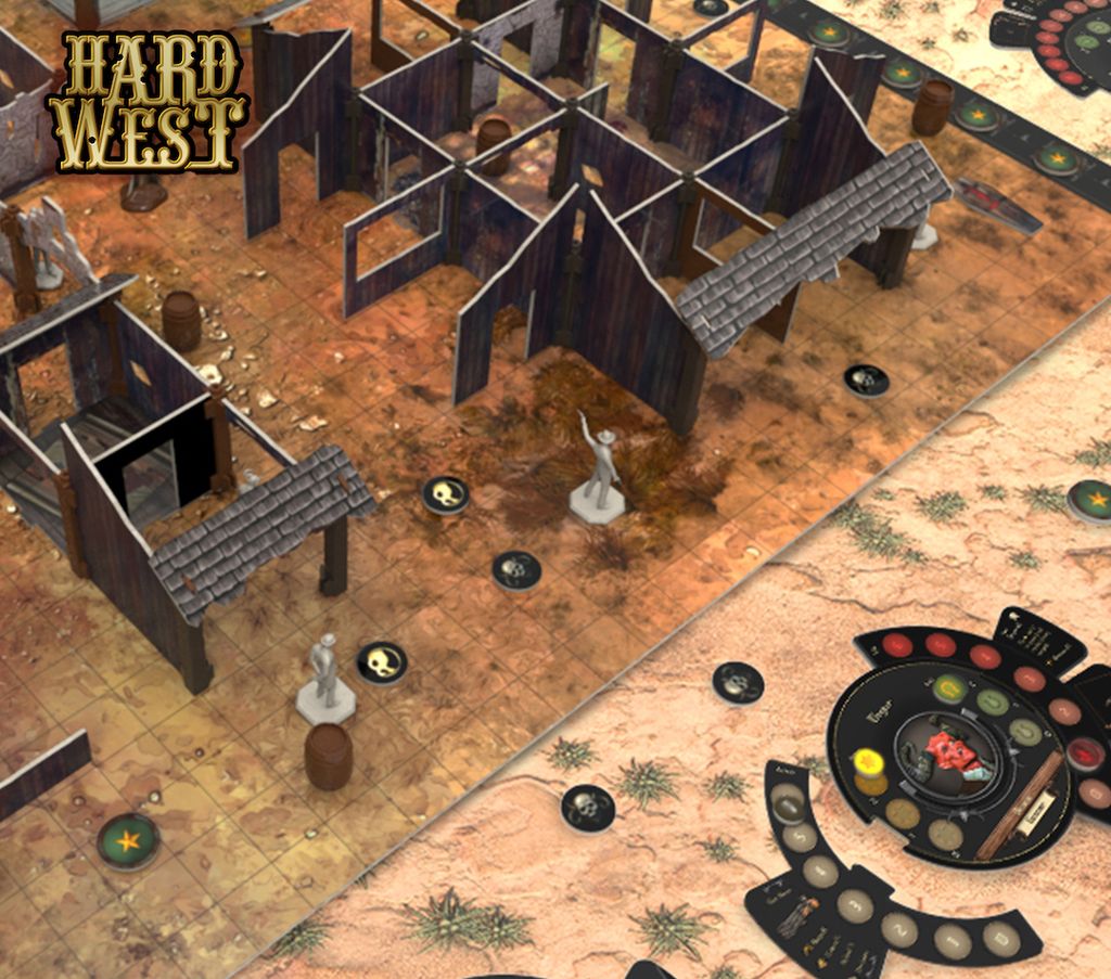 Illustration 1 de Hard West ⏤ The Board Game