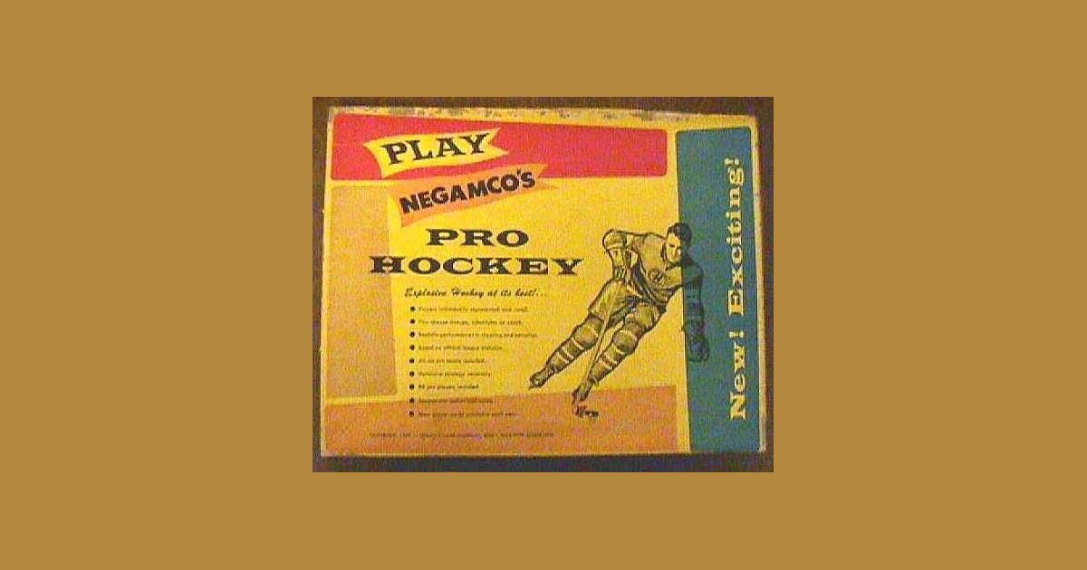 Negamco Pro Hockey Game Board Game RPGGeek