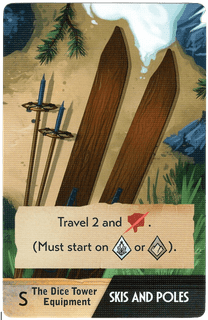 Sleeping Gods: Distant Skies – Skis and Poles Promo Card