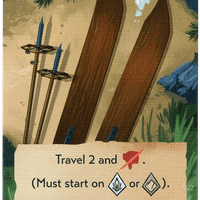 Sleeping Gods: Distant Skies – Skis and Poles Promo Card