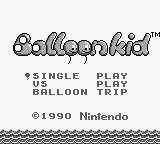 Video Game: Balloon Kid