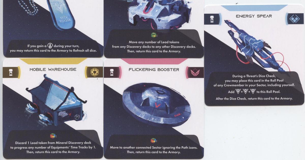 ISS Vanguard Equipment Promo Cards Board Game BoardGameGeek