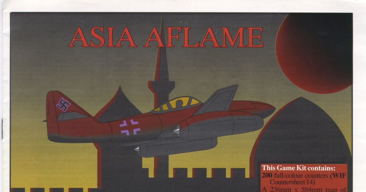 Asia Aflame | Board Game | BoardGameGeek