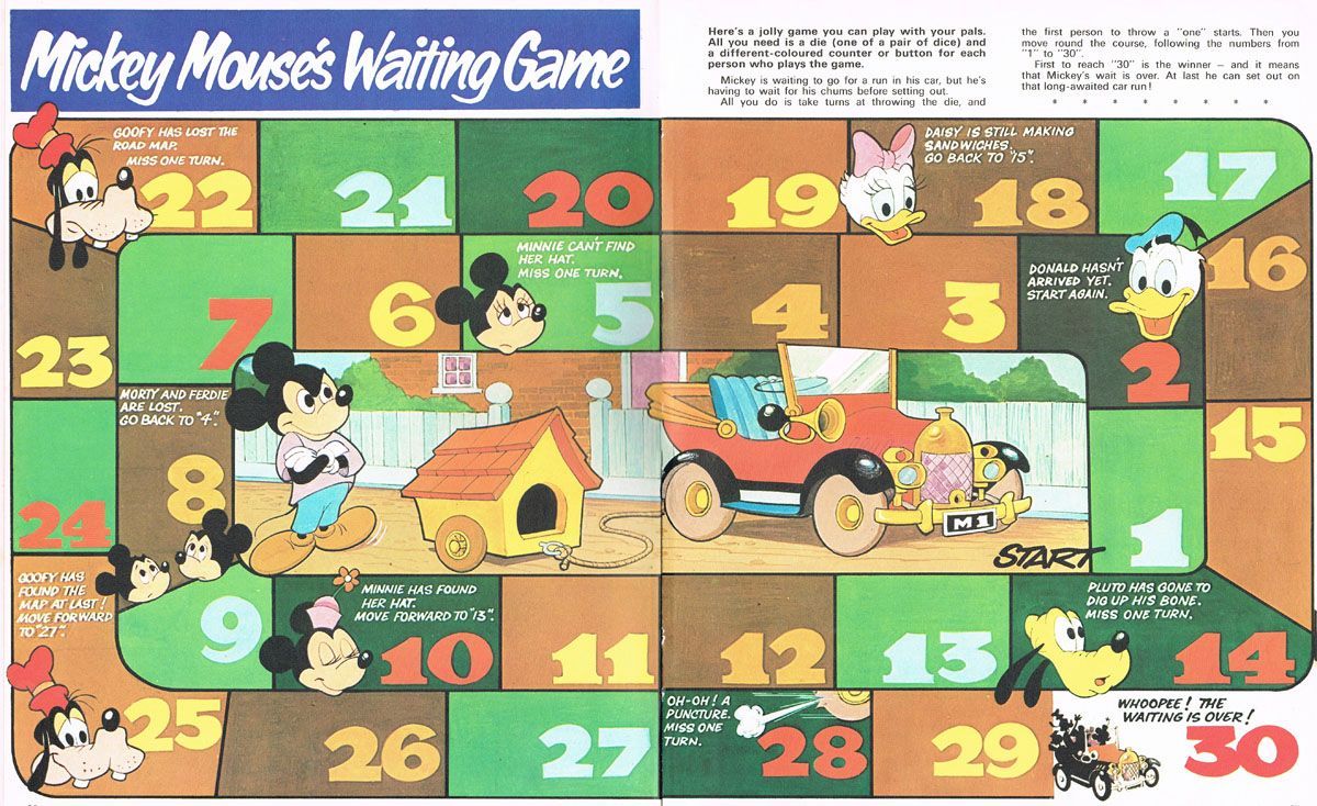 Mickey Mouse's Waiting Game cover art