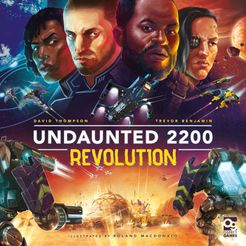 Undaunted 2200 Revolution sci-fi deck-building board game for 2-4 players - official Osprey Games cover