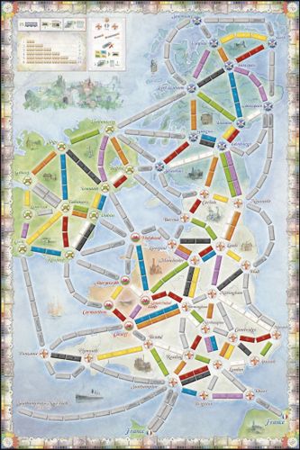Ticket To Ride Expansion Add-On Pack United Kingdom and Pennsylvania by Days Of