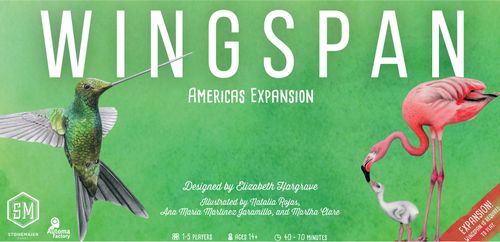 Caja del juego Wingspan: Americas Expansion
