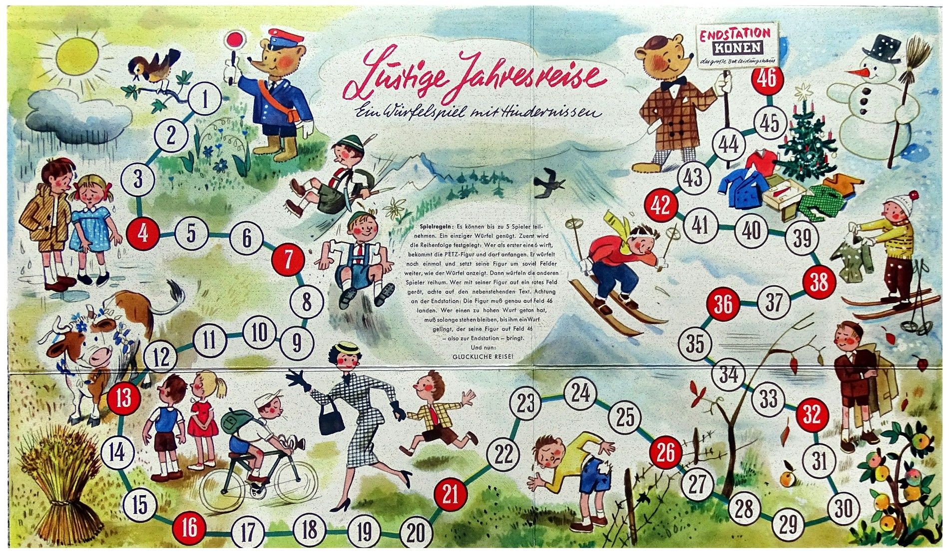 Lustige Jahresreise