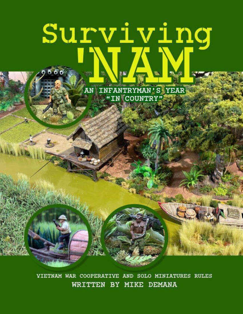 Cover art for Surviving 'Nam: An Infantryman's Year "In Country" – Vietnam Solo and Coop Wargaming Rules