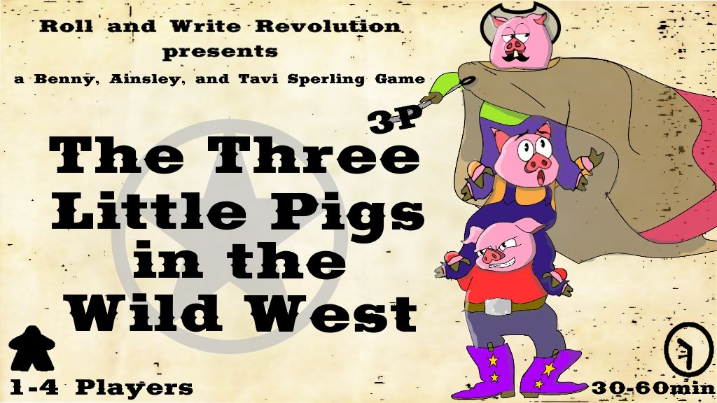 The 3 Little Pigs in the Wild West doboz