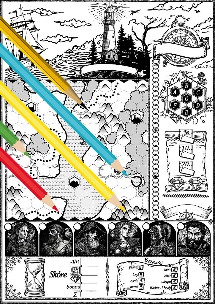 Illustration 9 de raiders of the color compass