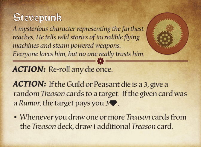 Stevepunk (fan expansion for Council of Blackthorn)