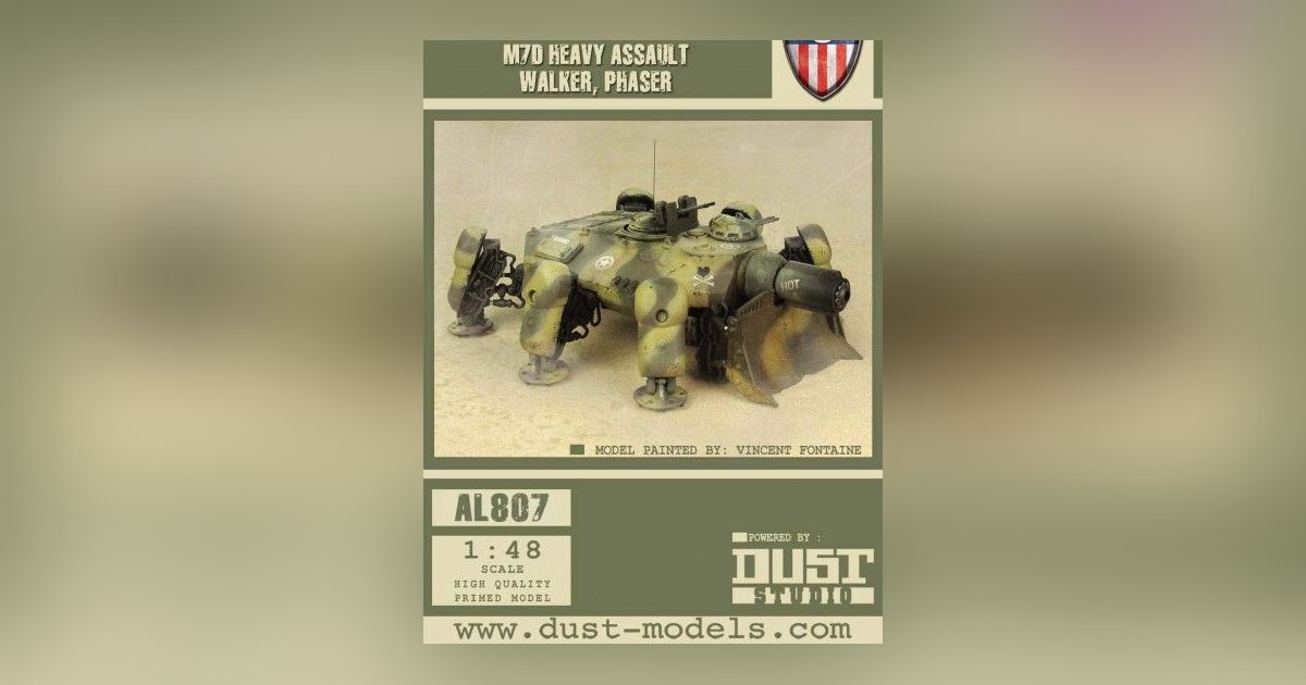 Dust Tactics: M7D Heavy Assault Walker – 