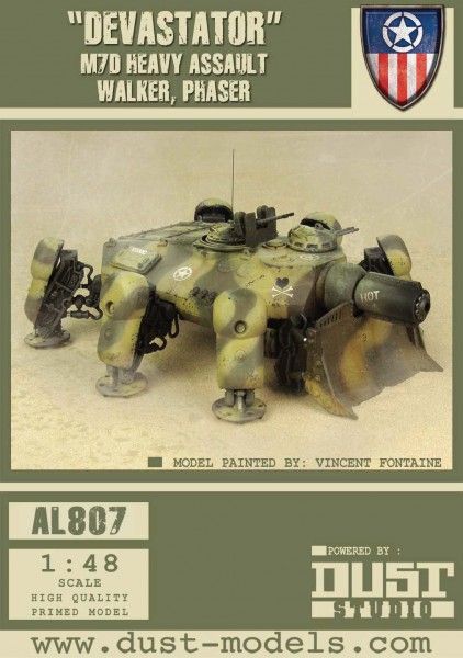 Dust Tactics: M7D Heavy Assault Walker – "Devastator"