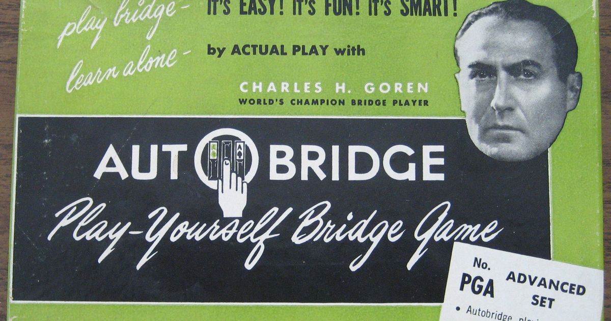 1937 Autobridge Game Set
