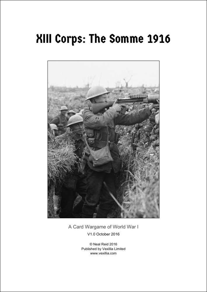 XIII Corps: The Somme 1916