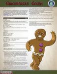 RPG Item: Gingerbread Golem (Pathfinder)