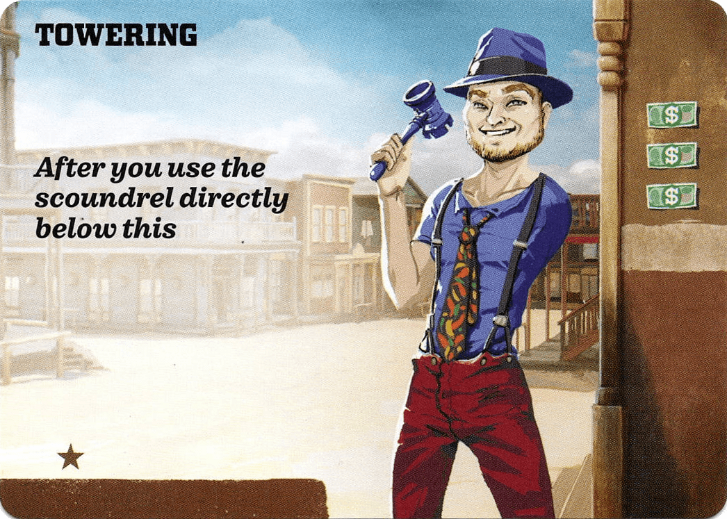 3000 Scoundrels: Towering Promo Card cover