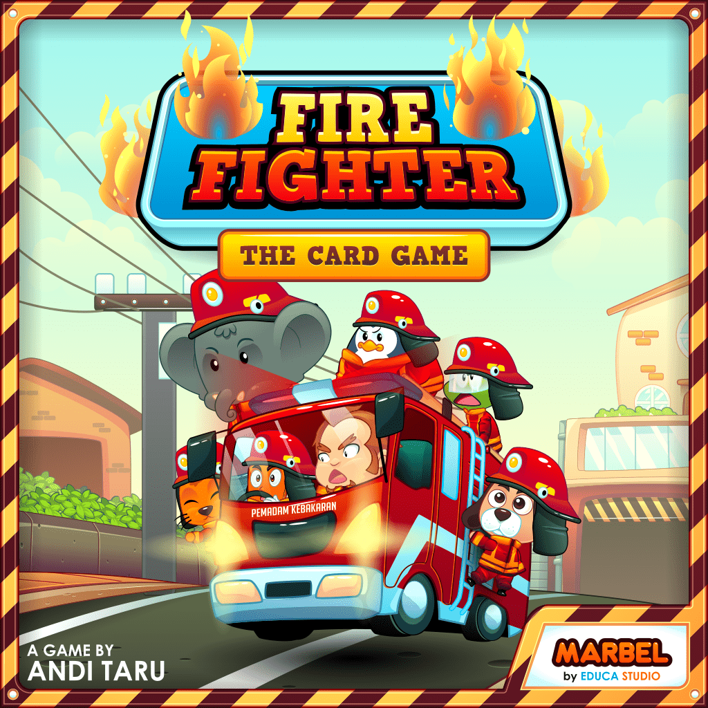 Marbel Firefighter: The Card Game cover art