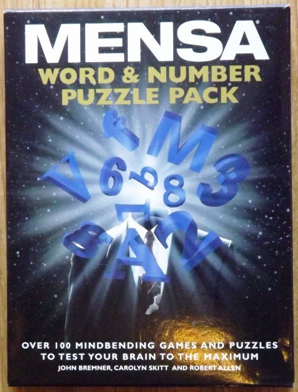 Mensa Word & Number Puzzle Pack cover