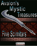 RPG Item: Avalon's Mystic Treasures: Five Scimitars