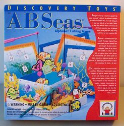 Discovery Toys AB Seas Alphabet Letters Magnetic Fishing Game