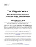 RPG Item: GEO5-03: The Weight of Words