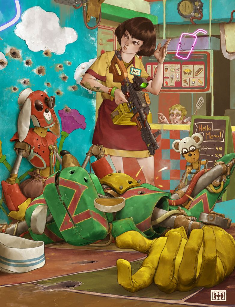 Hi! Cyberpunk & Dieselpunk Artist Here! | BoardGameGeek