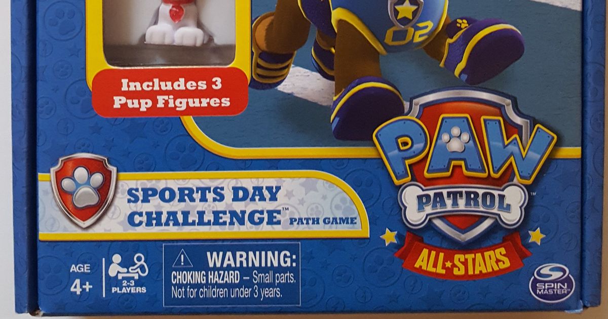 Paw Patrol: Sports Day Challenge Path Game | Board Game | BoardGameGeek