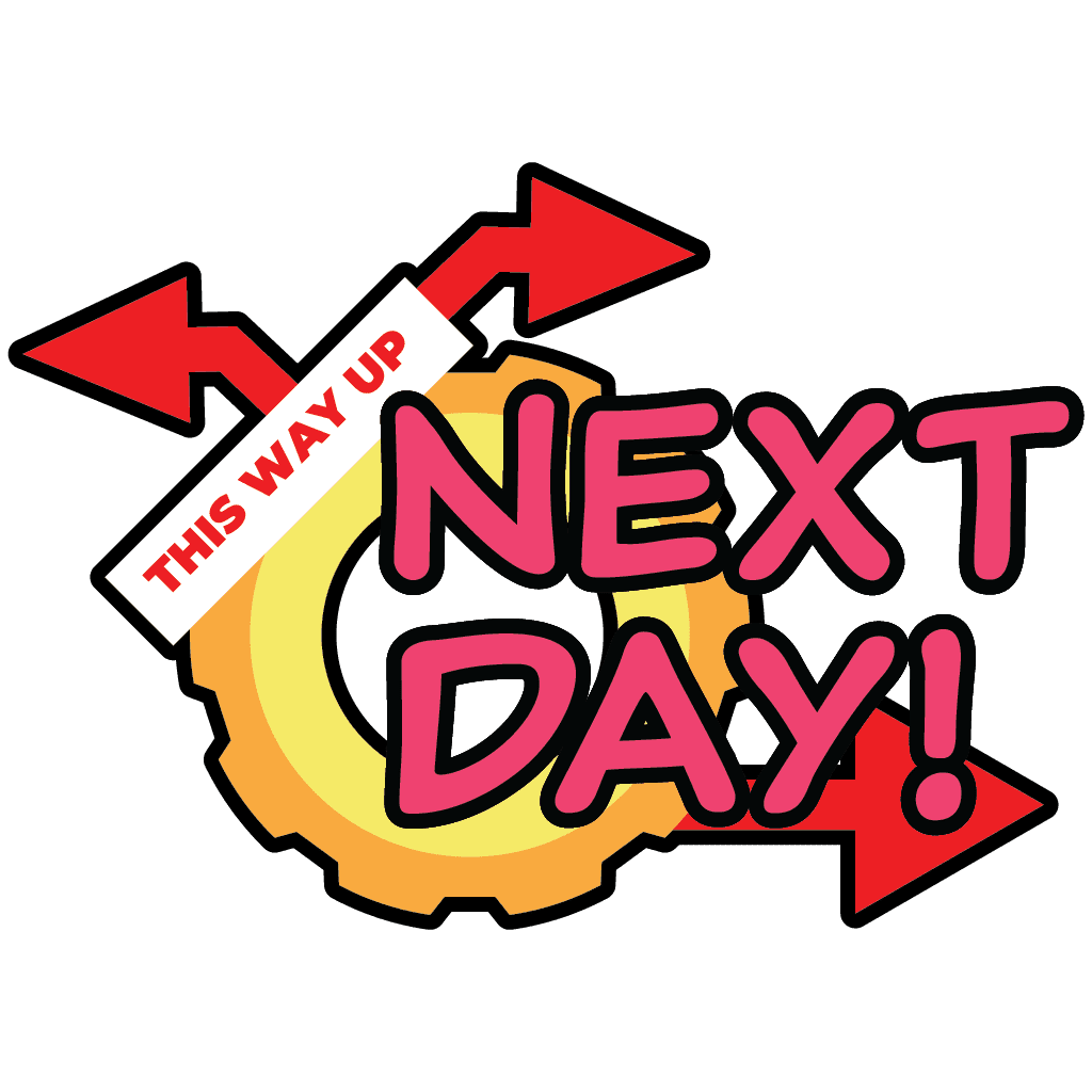 Cover art for Next Day!