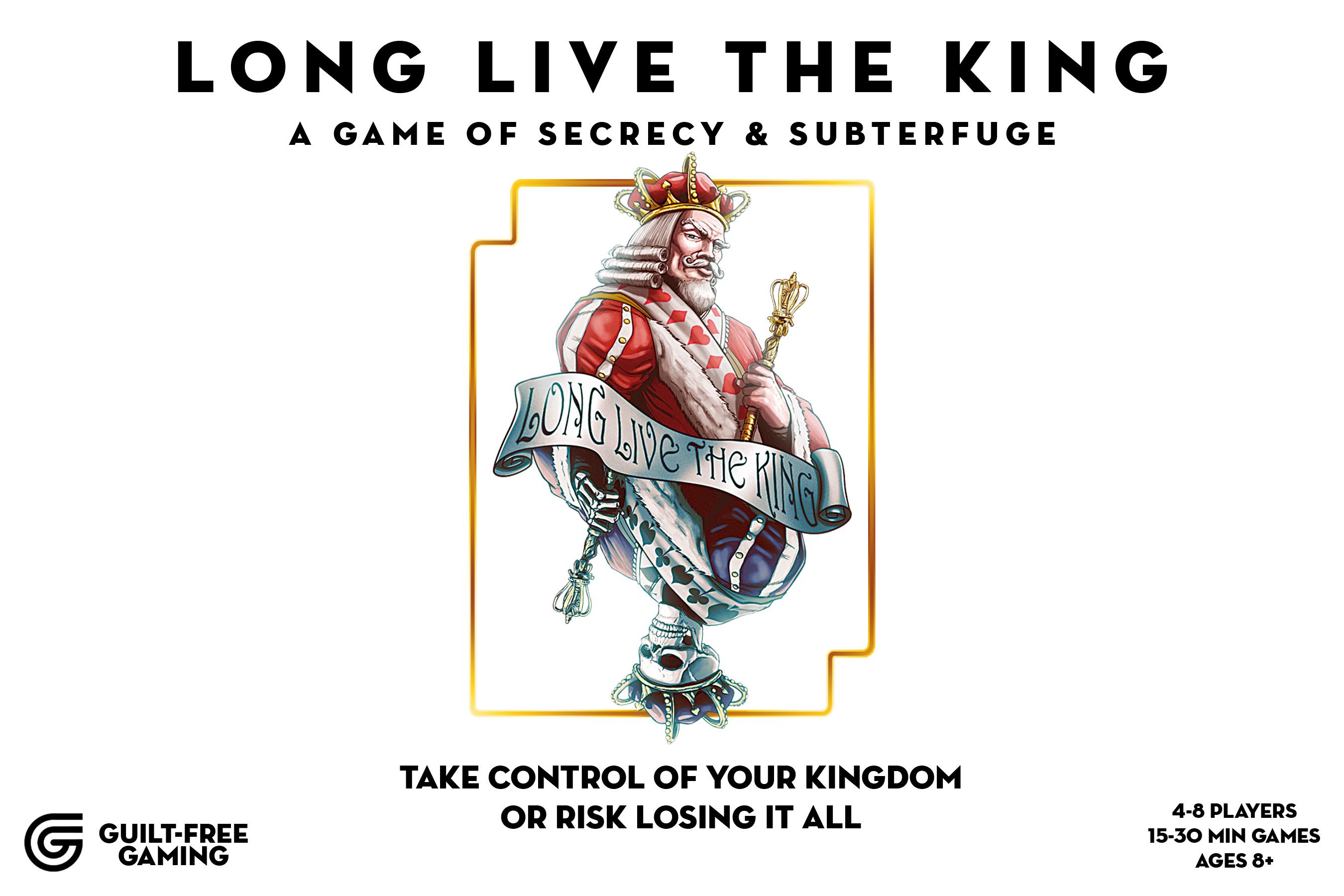 Boîte du jeu Long Live the King: A Game of Secrecy and Subterfuge
