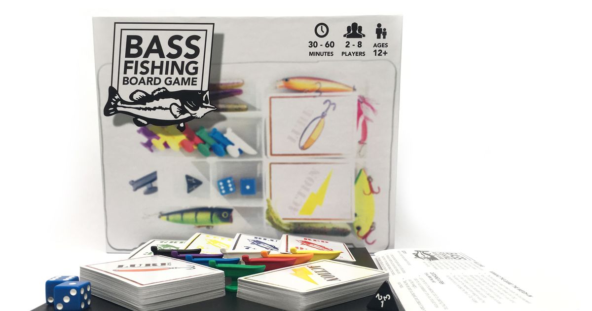 Bass Fishing Board Game, Board Game