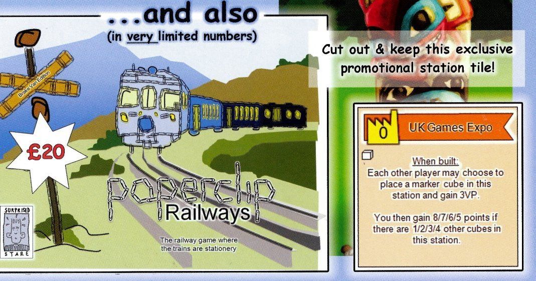 Paperclip Railways UK Games Expo Board Game BoardGameGeek