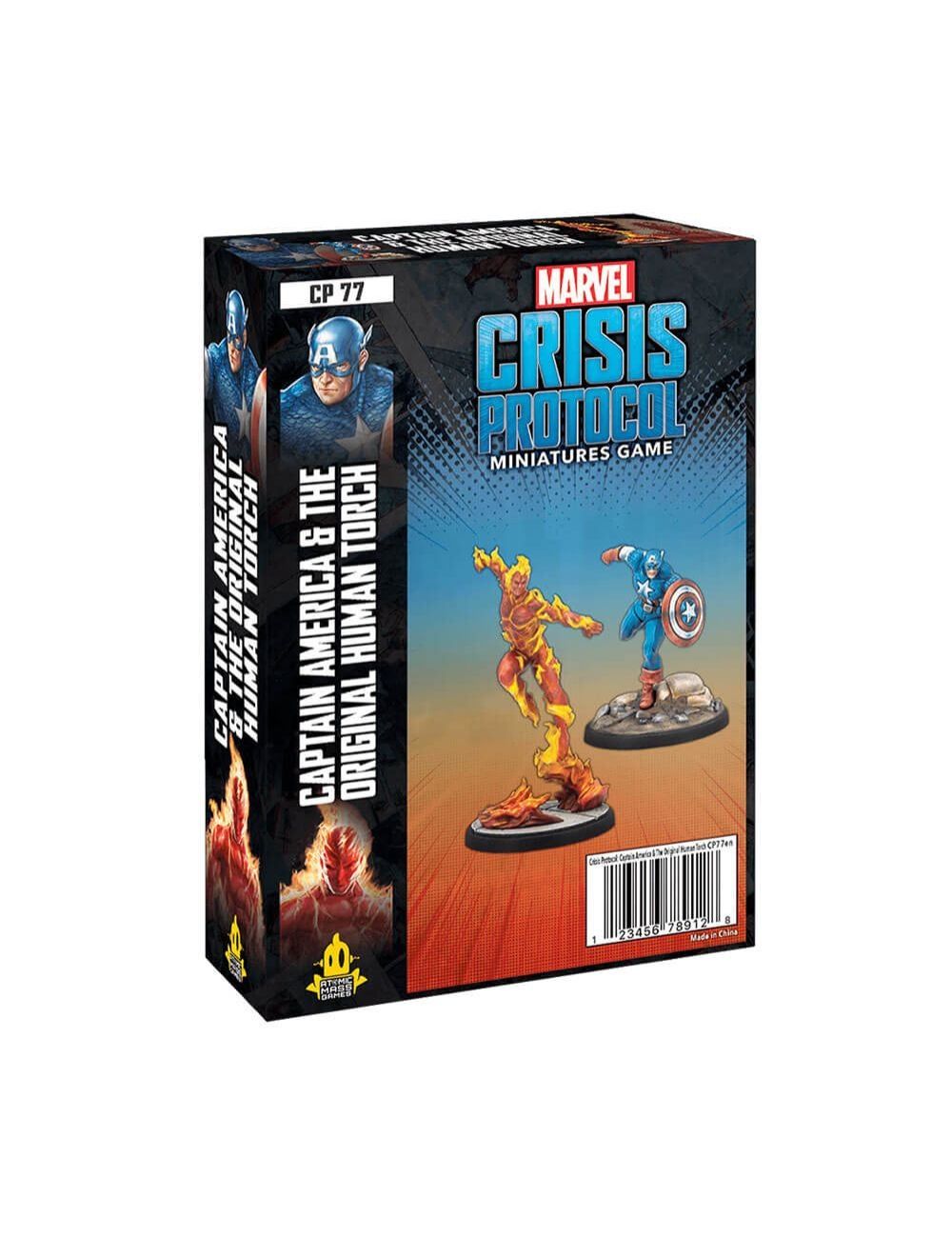 Marvel: Crisis Protocol – Captain America and the Original Human Torch cover art