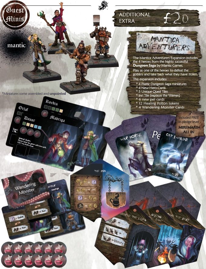 Miremarsh: Mantica Adventurers
