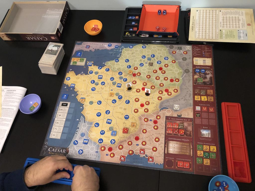 Caesar: Rome vs. Gaul Game Review — Meeple Mountain