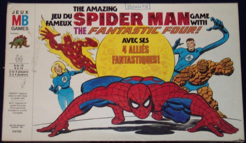 The Amazing Spider Man Game with the Fantastic Four! cover