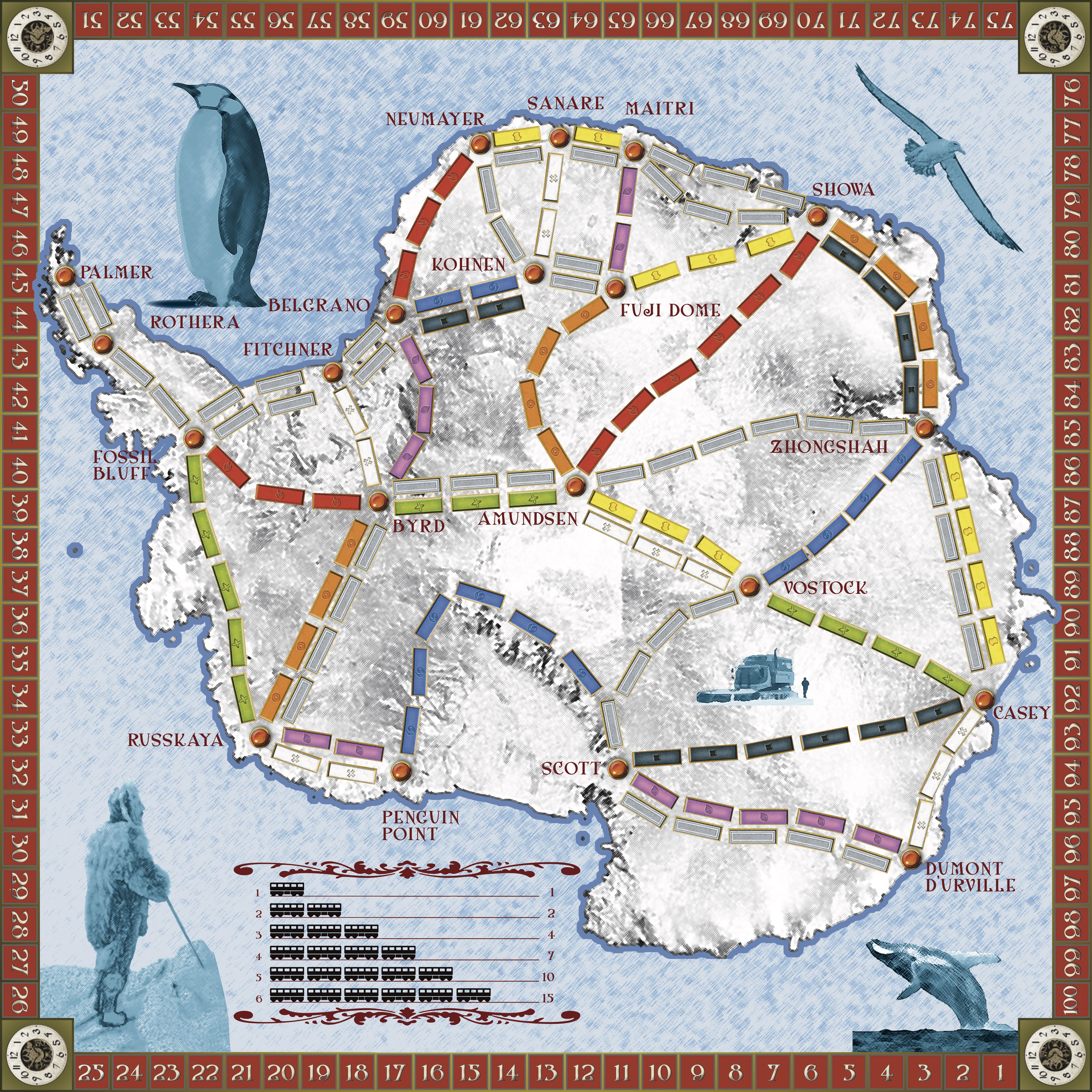 Antarctica (fan expansion for Ticket to Ride)