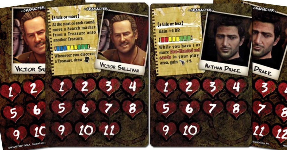 Postcards A6 Set 11 Cards Uncharted Nathan Drake Sully 