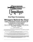 RPG Item: COS-07: Whispers Behind the Door