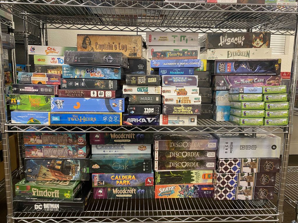 Browse the New Releases on the shelves for BGG.CON 2022