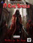RPG Item: 13 Evil Spells