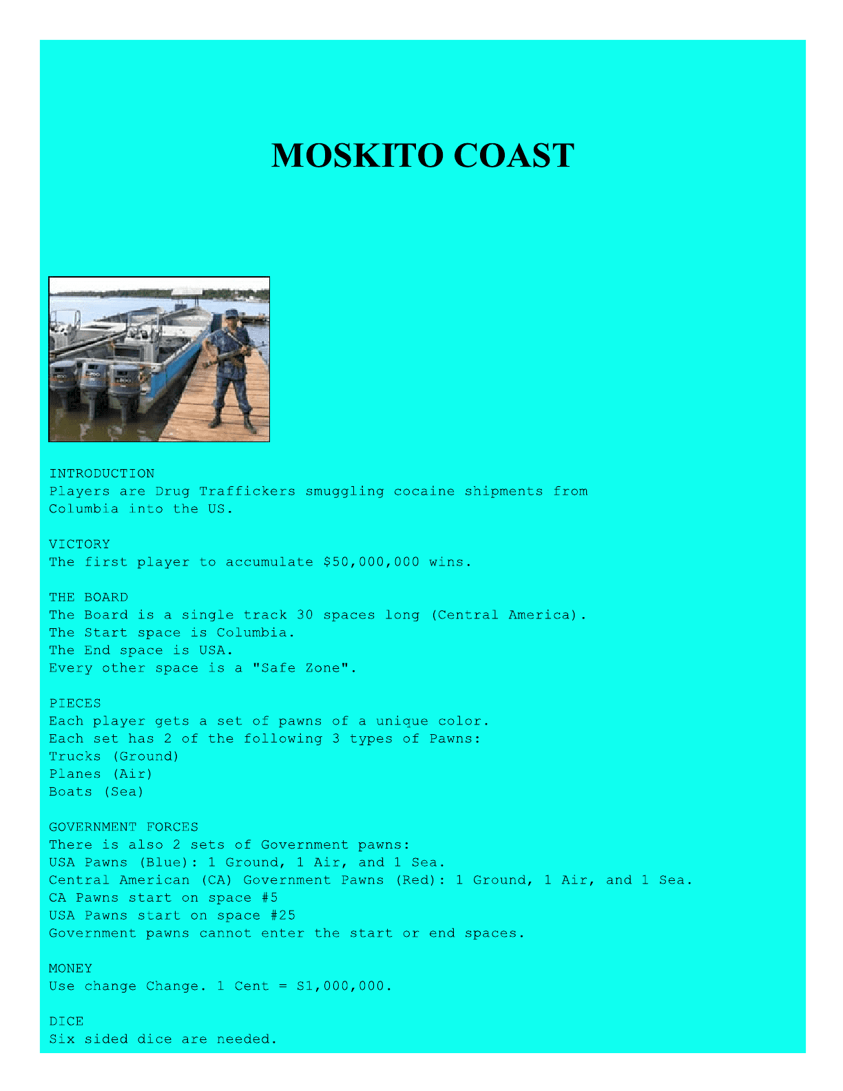 Moskito Coast cover art
