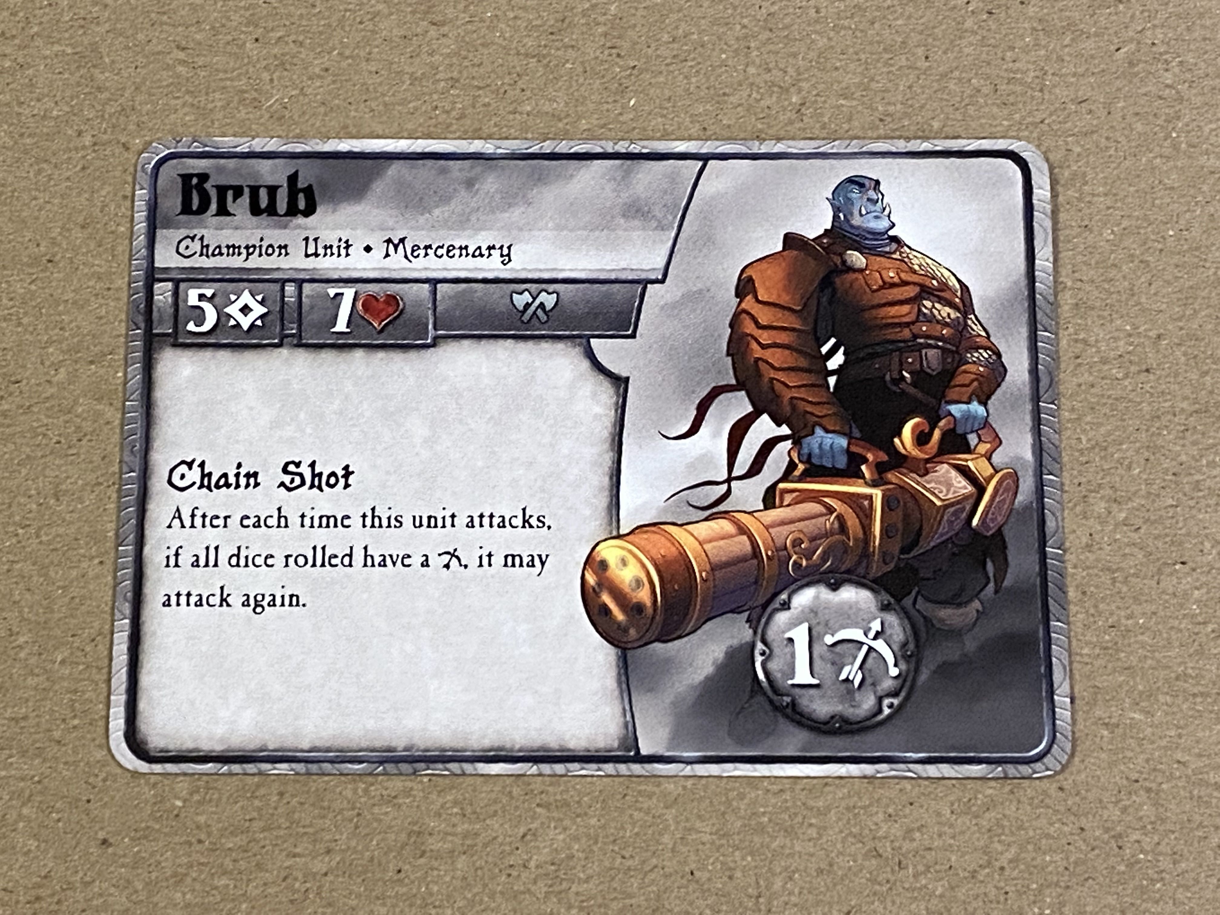 Summoner Wars (Second Edition): Brub Promo Card