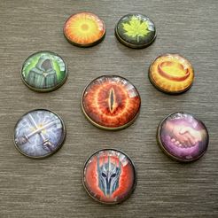 The Lord of the Rings: Fate of the Fellowship – Molten Mesh Gaming Token Set
