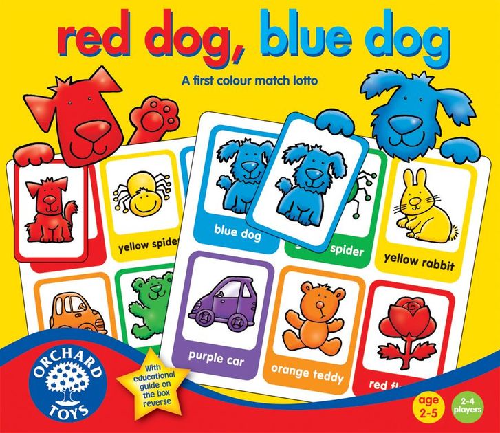 Orchard Toys Red Dog Blue Dog Lotto Game 