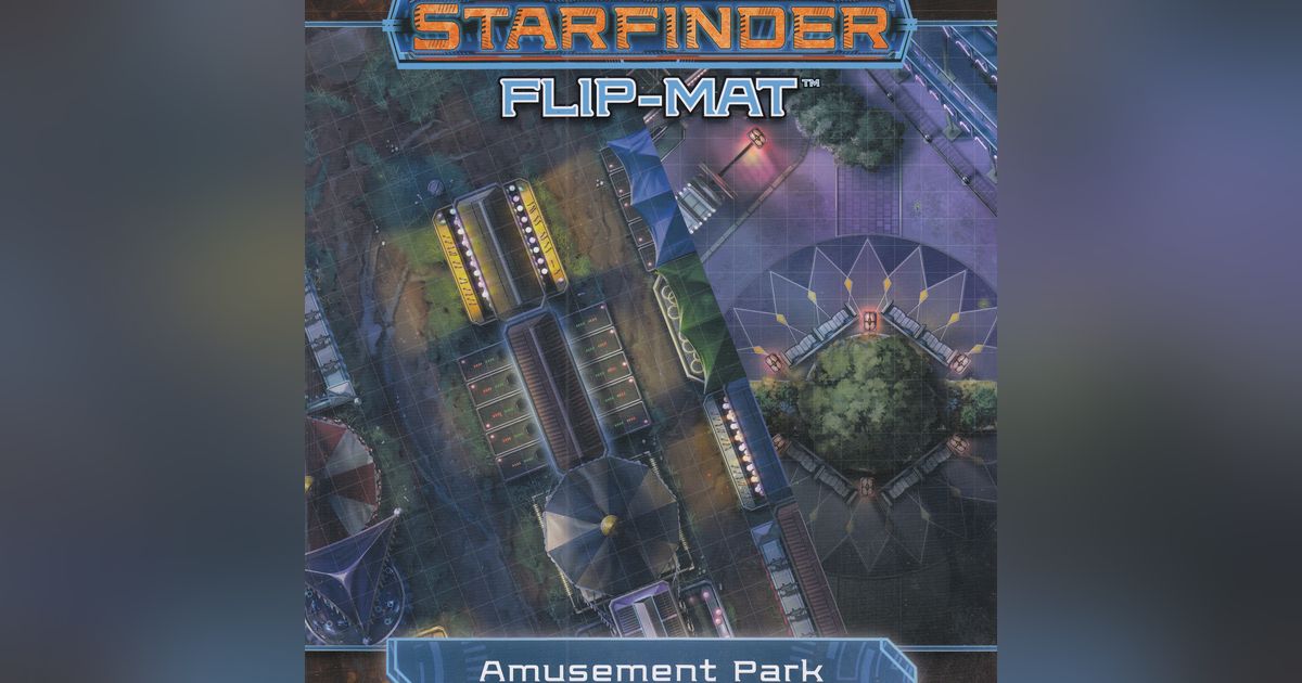 Starfinder Flip-Mat: Amusement Park | RPG Item | BoardGameGeek