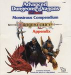 RPG Item: MC4: Monstrous Compendium Dragonlance Appendix