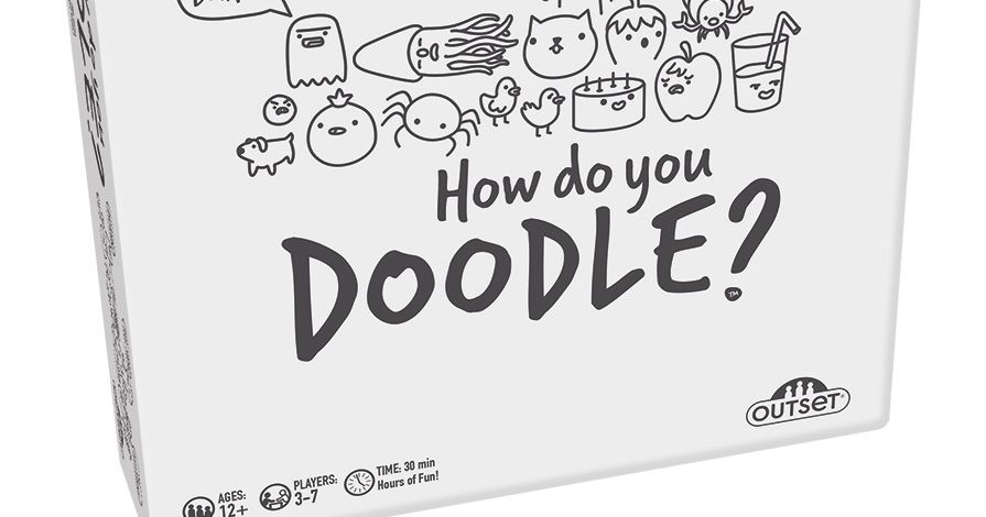  How Do You Doodle? Board Game - The Fast paced Drawing Game -  for 3 to 7 Players Ages 12 and up by Outset : Toys & Games