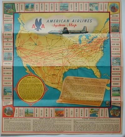 American Airlines Travel Game box art